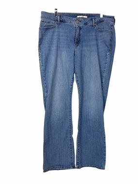 Levis 415 Classic Boot Jeans Women’s 20W Medium Blue Faded Wash Mid Rise Denim